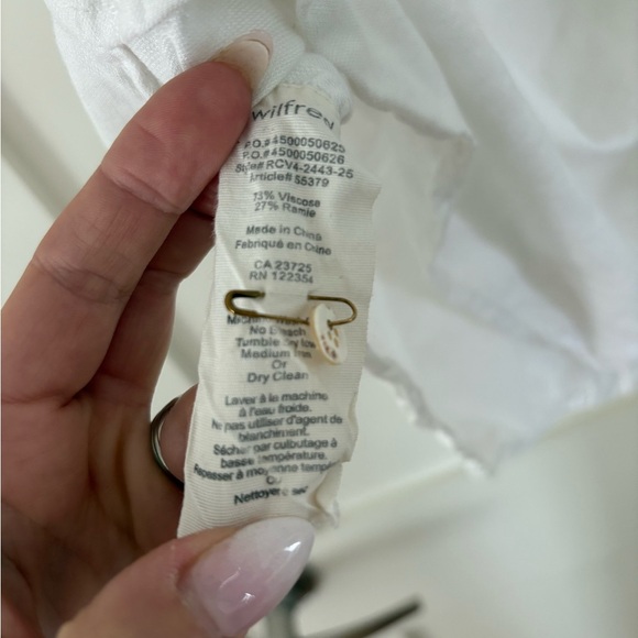 WILFRED | “Bertillon” oversized Short Sleeve Button-Up Blouse XXS - Picture 5 of 6